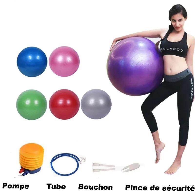 Balle de Yoga et Pilates (Grande 55-75cm)